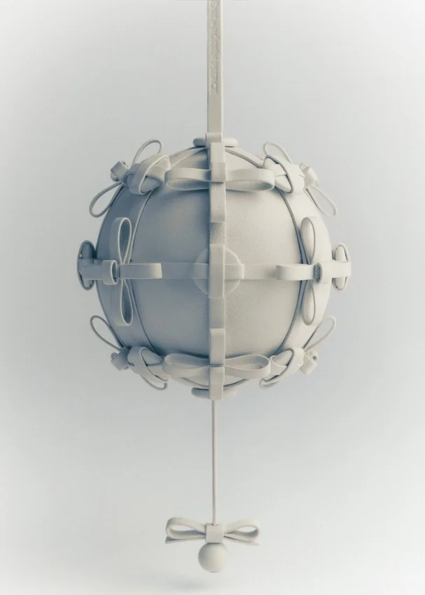 Button Bow Sphere Edition Porcelain