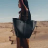 Cyme Tote Edition Textured Black