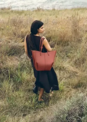 Cyme Tote Edition Textured Terracotta