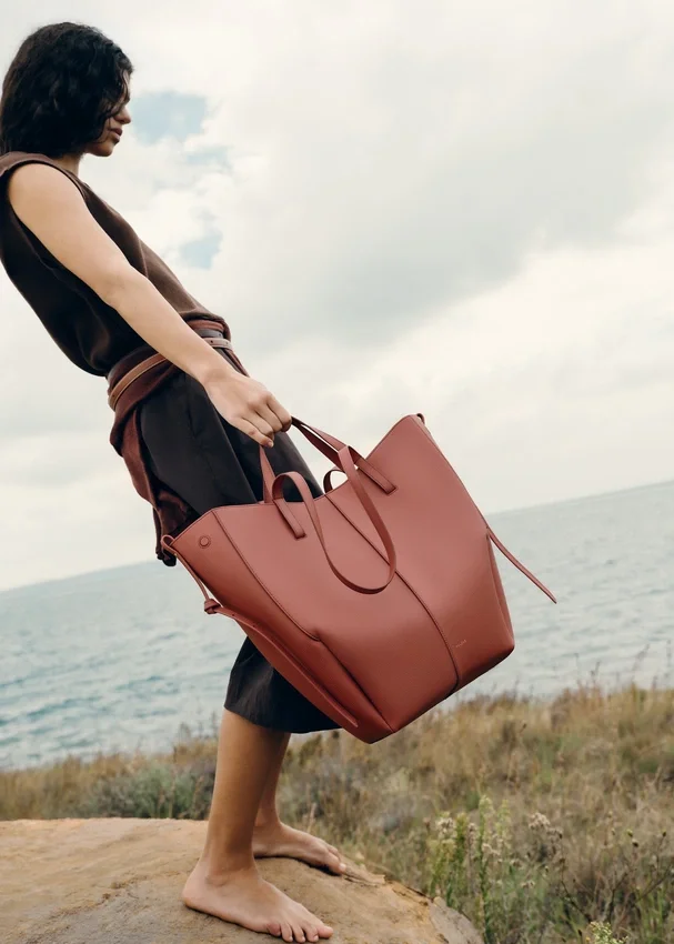 Cyme Tote Edition Textured Terracotta