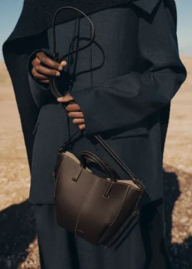 Cyme Tote Nano Edition Textured Ebony