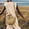 Cyme Tote Nano Edition Textured Smoky Olive