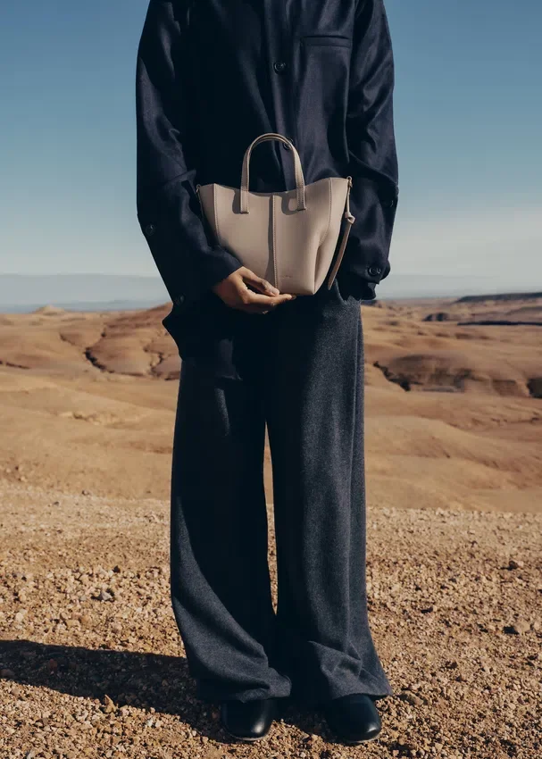 Cyme Tote Nano Edition Textured Taupe