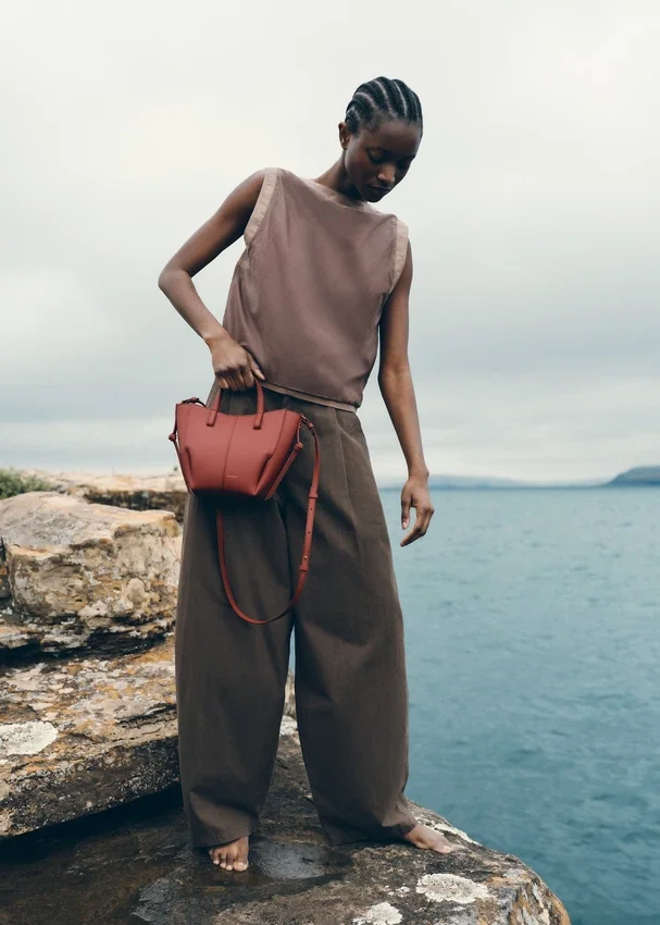 Cyme Tote Nano Edition Textured Terracotta