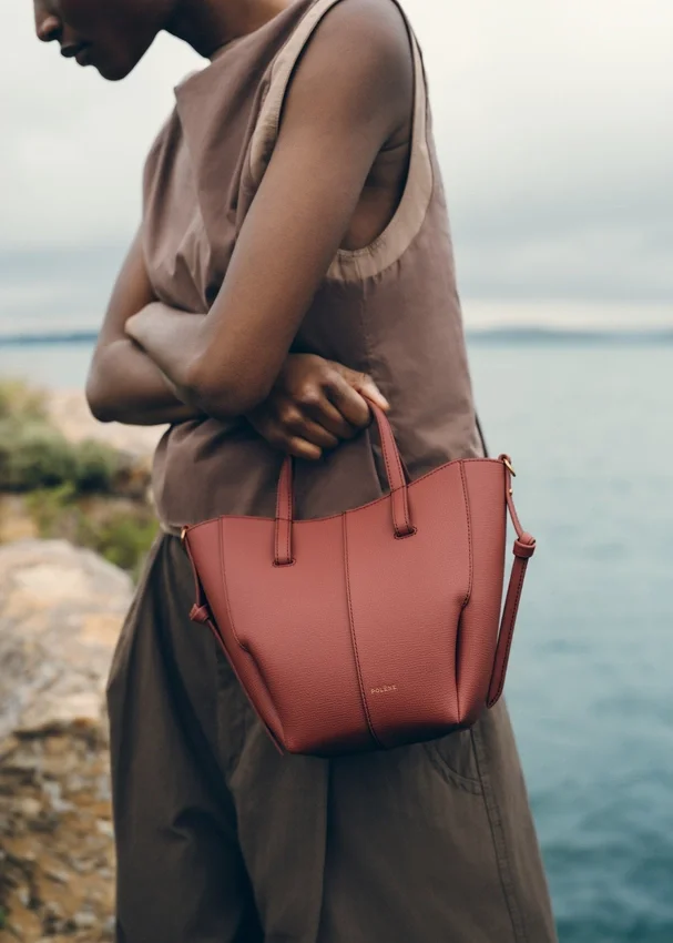 Cyme Tote Nano Edition Textured Terracotta
