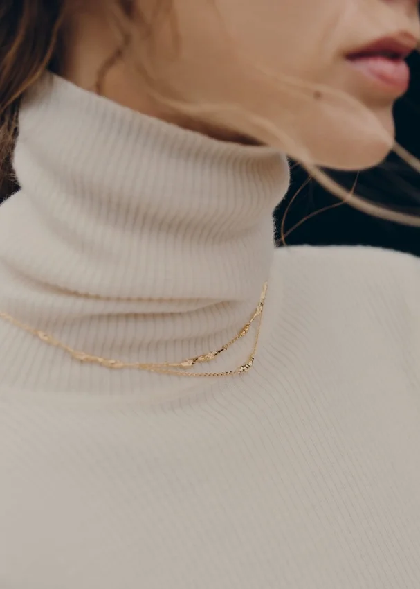 Eroz Double Chain Edition 24 carat gold gilded