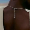 Eroz Double Chain Edition Silver in rhodium plated brass