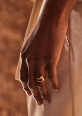 Eroz Fine Ring Edition 24 carat gold gilded