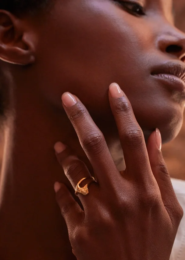 Eroz Fine Ring Edition 24 carat gold gilded