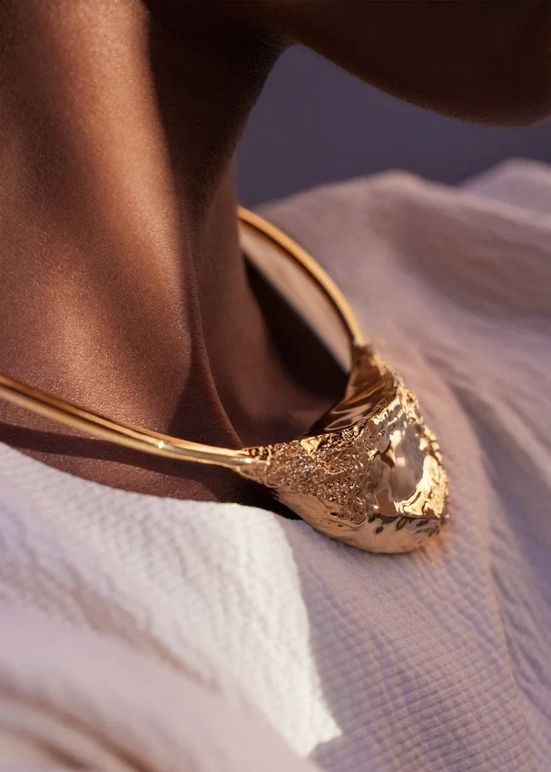 Eroz Necklace Edition 24 carat gold gilded