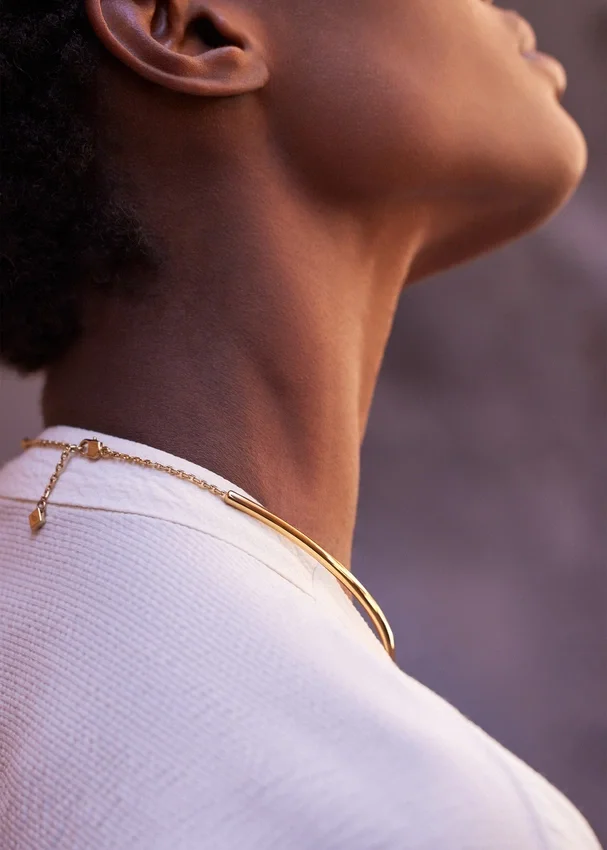 Eroz Necklace Edition 24 carat gold gilded