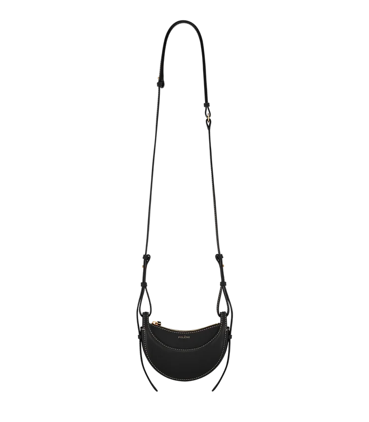 Numéro Dix Micro Edition Smooth Black with Ecru Stitching