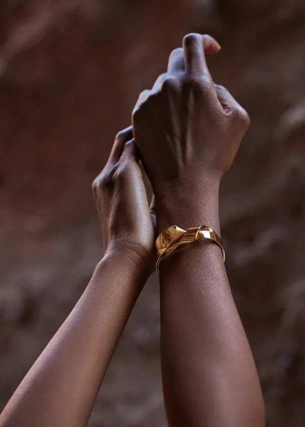 Éole Cuff Edition 24 carat gold gilded