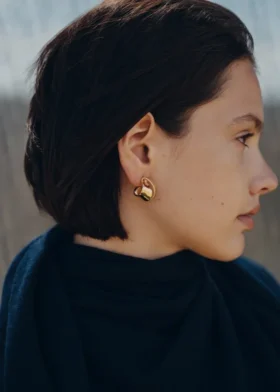 Éole Curled Earrings Edition gilded