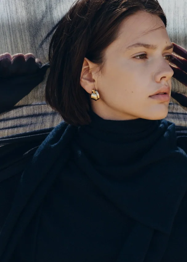 Éole Curled Earrings Edition gilded