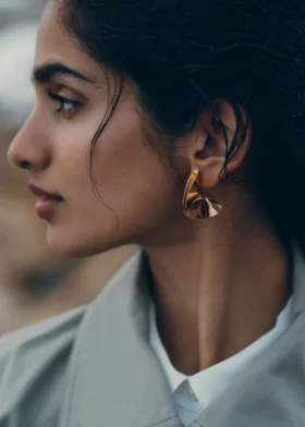 Éole Earrings Edition 24 carat gold gilded