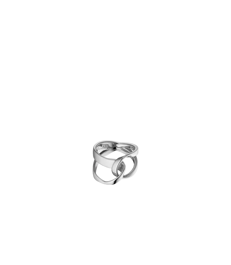 Éole Ring Edition Silver in rhodium plated brass