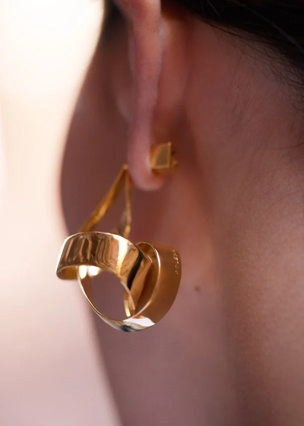 Éole Spiral Earrings Edition gilded