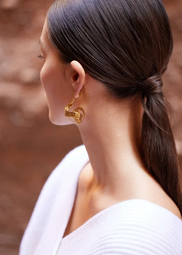 Éole Spiral Earrings Edition gilded