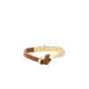 Ormé Bangle Edition Gold Gilded with Camel Leather
