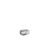 Ormé Ring Edition Silver in rhodium with Taupe Leather