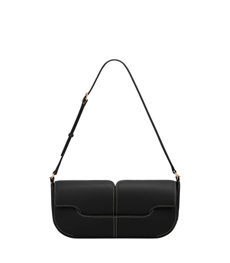 Osmo Edition Smooth Black with Ecru Stitching