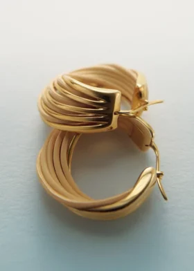 Rozo Hoop Earrings Edition Rattan