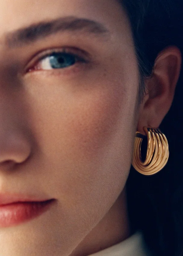 Rozo Hoop Earrings Edition Rattan