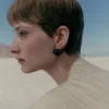 Téré Stud Earrings Edition Black Marble